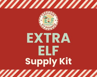 Extra ELF Supply Kit for ELFcapades 2026 Elf Kit Activity Box Gift for Kids Christmas