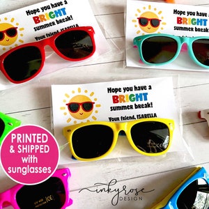 End of School Year Gifts for Students Sunglasses, Last Day of School, Student gifts from Teacher,  Kids Classmates Classroom, Summer Break