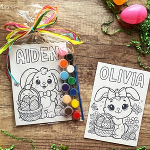 Kids Easter Gifts for Kids Easter Basket Stuffers for Kids Easter Basket Fillers Personalized Easter Painting Kit for Kids Easter Crafts