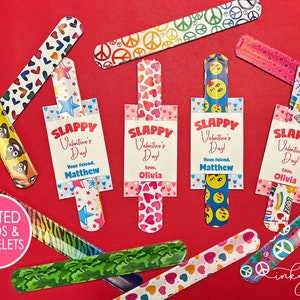 Slappy Valentine's Day Slap Bracelets