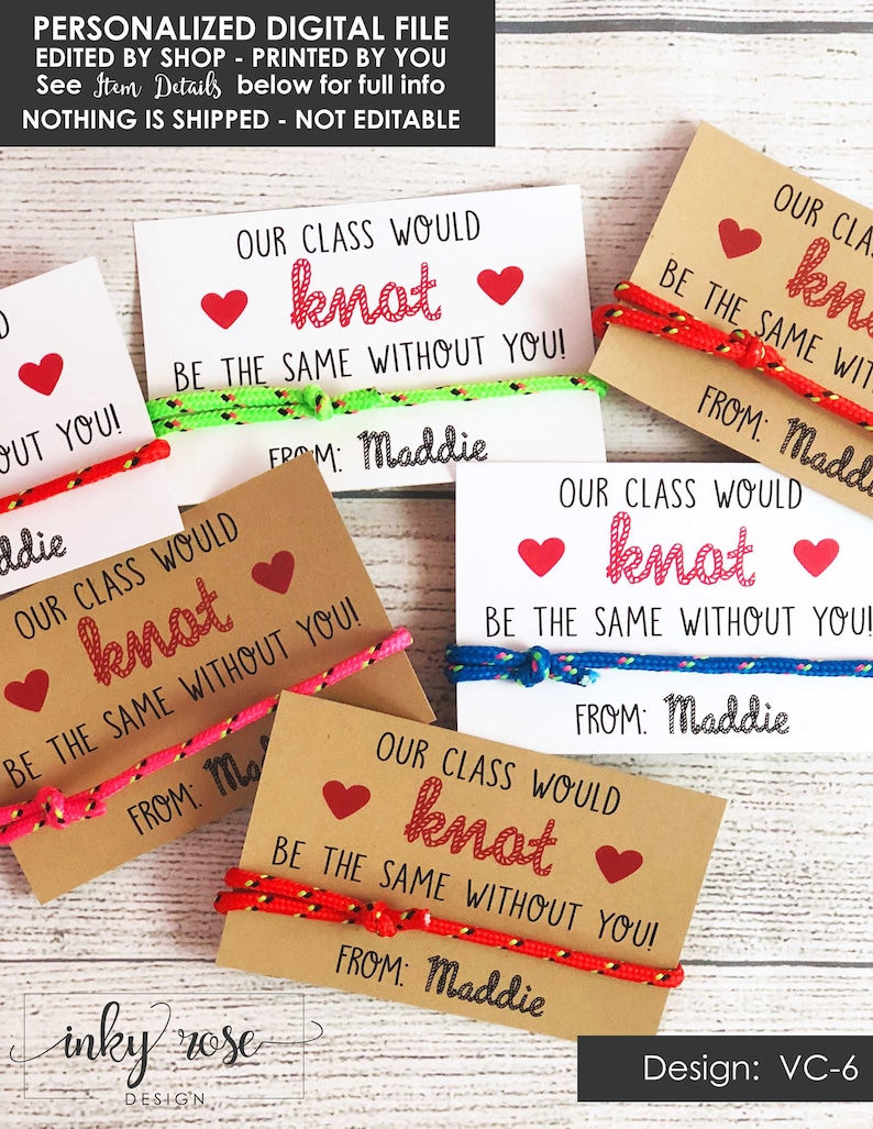Knot Valentine Playing cards PRINTABLE Friendship Bracelet Valentines Working day Card for Children Instructor Valentine Clroom University Non Sweet Totally free for Gals image about Printable Teacher Valentine Cards Free referred to as Knot Valentine Playing cards PRINTABLE Friendship Bracelet Valentines Working day Card for Small children Instructor Valentine Clroom Higher education Non Sweet Free of charge for Females