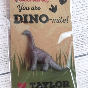 Dinosaur Valentine Cards, PRINTED Dino-mite Valentines for Boys Kids, Classroom Valentine's Day Card Toy Class School Non Candy Dinomite image 5