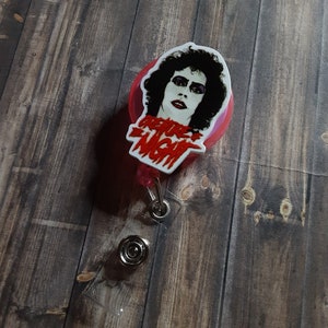 Rocky Horror Badge Reel or Topper for Interchangeable Reels, ID Holder