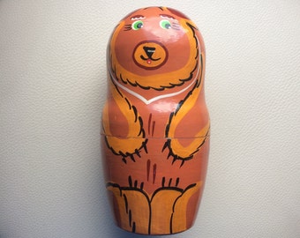 Matryoshka dolls  Wooden doll  USSR 1990 Nesting dolls,