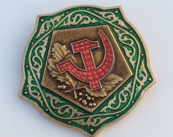 URSS, Unión Soviética, Insignias antiguas, Gorbachov, Perestroika en la URSS, década de 1980
