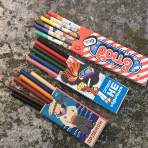 Pictorial art Vintage pencils new set of 3 pencils drawing graphite  pencil  Office supplies made in USSR 1970s