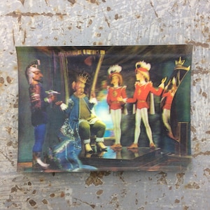 Grußkarte, 3D, Königreich der schiefen Spiegel, Vintage Postkarte 1984 UDSSR
