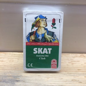 vintage playing cards, German decks, SKAT, vintage playing cards, Аldenburg, Deck 32 cards, 1970s