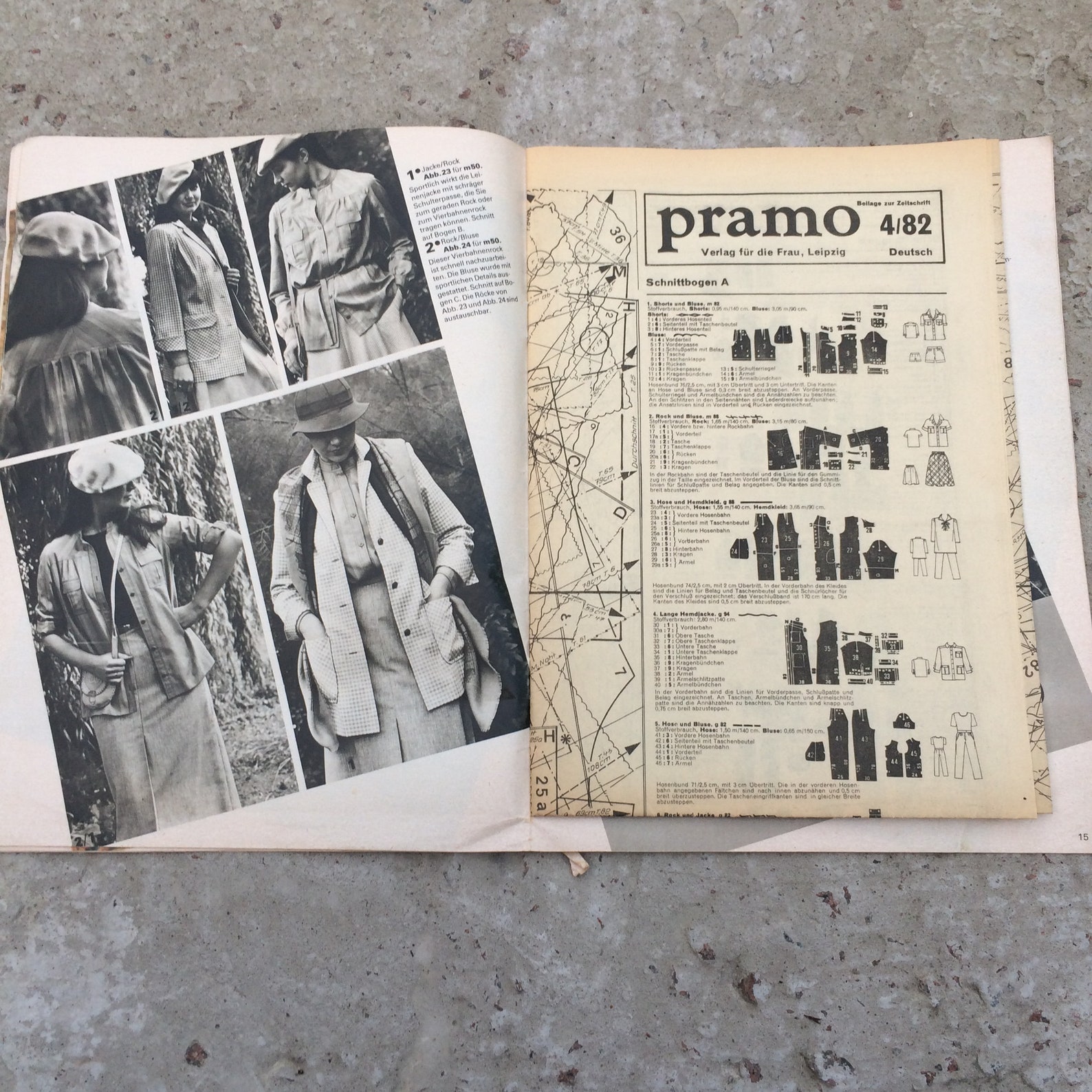 Vintage fashion catalog Germany DDR Berlin 26 sheets USSR Etsy