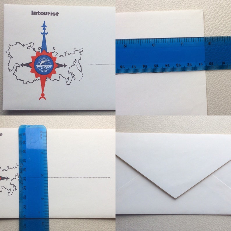 1972 set from 15 items Inturist Postcards and posters VISIT THE USSR