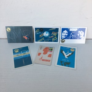 Pocket calendars, No war, world peace, set of 6, Made in USSR, world on the planet, USSR, Rare, 1980s