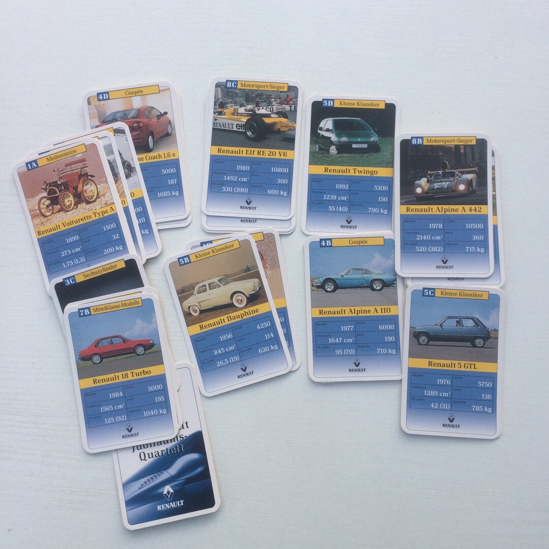 Vintage Playing Cards Quartet Card Game German Decks Etsy