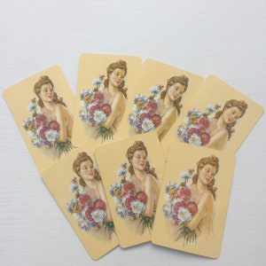 deck of 55 cards, pinup playing cards, Adult, cover girls, vintage  playing cards, Poker Deck, 1960s