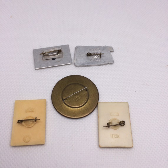 ソビエトバッジ、子供用バッジ、5 個セット、ビンテージ コレクター