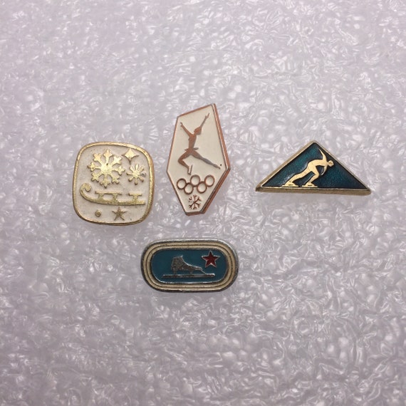 soviet badge, Soviet hockey, ice sports, olympic g