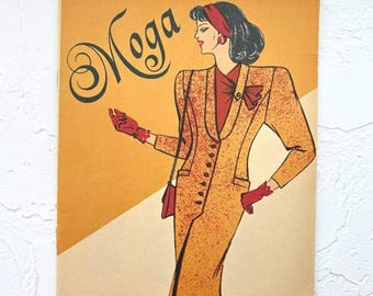 Digital Download, FASHION-1989s USSR, Vintage Fashion Magazine, 32 pages, with 16 patterns