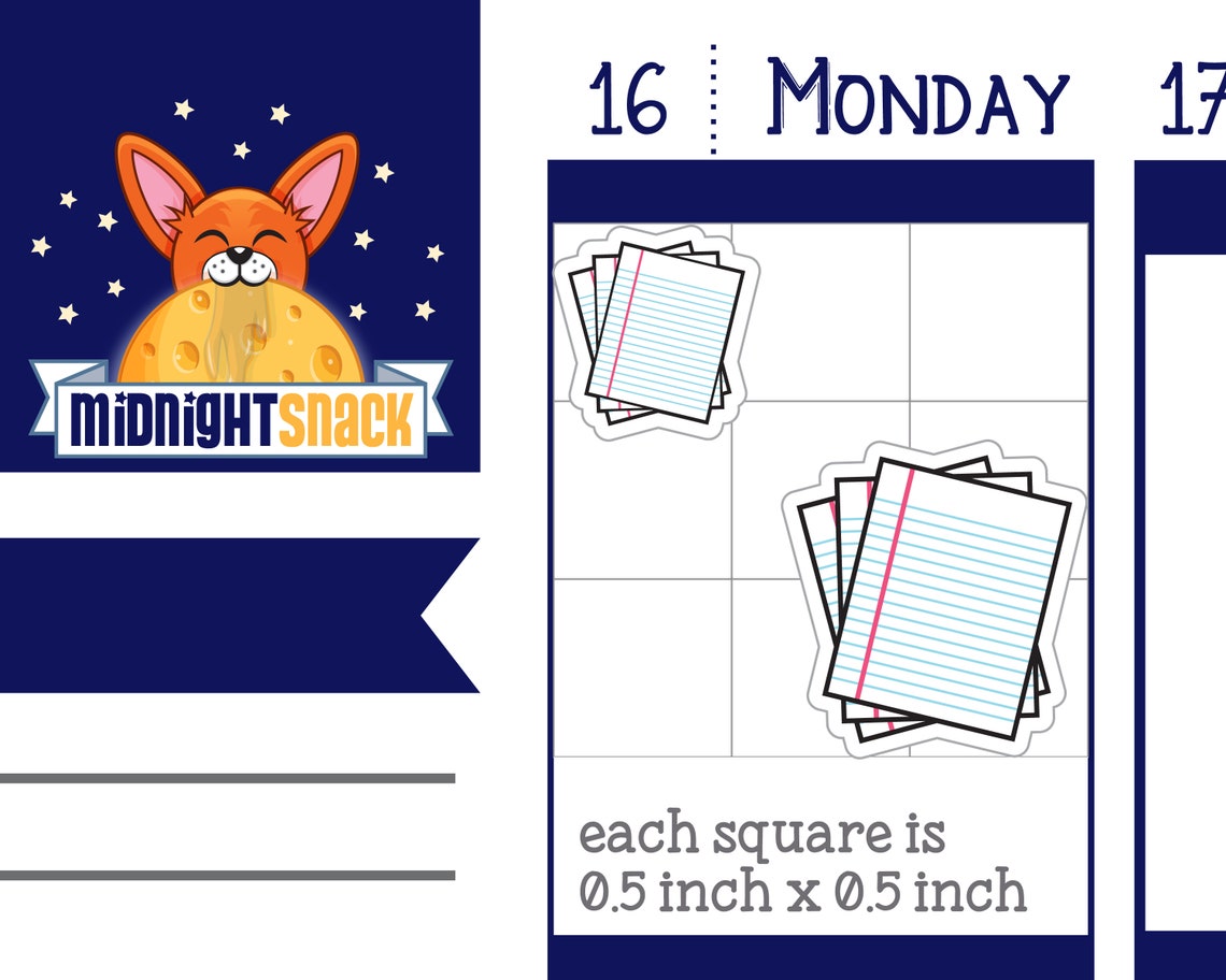 Homework Assignment Planner Stickers | Essay Writing Icon Sticker - Etsy