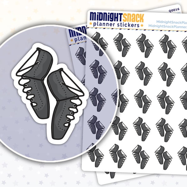 Ghillies Dance Shoes Icon Stickers | Scottish Dance Recital Planner Stickers | Irish Dance Lessons Reminder | Highland Dance Shoes