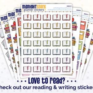 Word Count Script Box Planner Stickers | Writer Planner Sticker ...