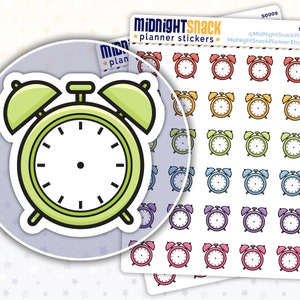 Alarm Clock Icon Sticker | Appointment Reminder Planner Stickers ...