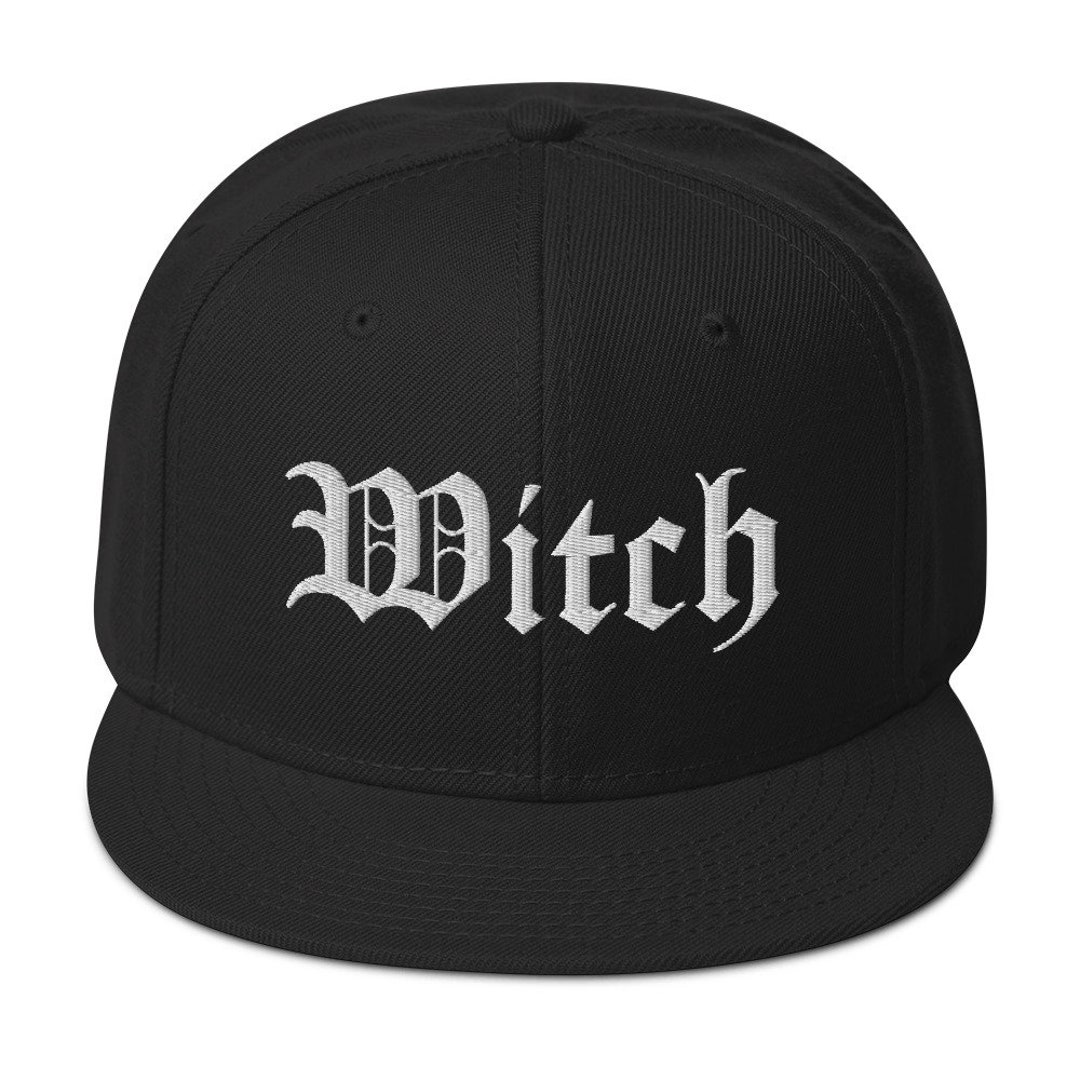 Witch Snapback Hat / Embroidered - Etsy