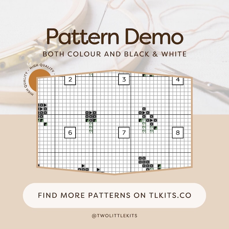 Cross-stitch Pattern "flower Meadow" // DIY Modern Design, Randomized ...
