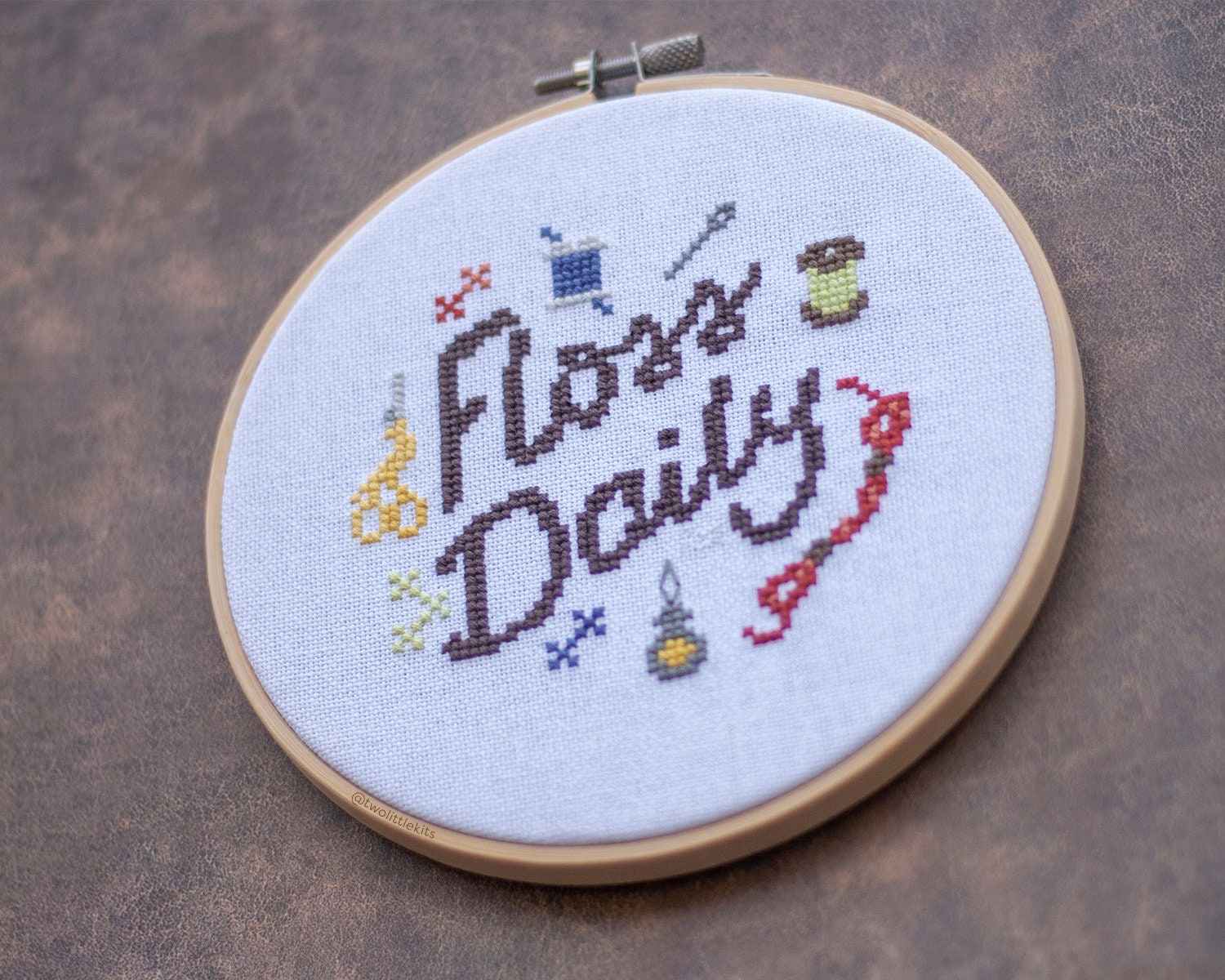 Pattern floss Daily Cross Stitch // Etsy