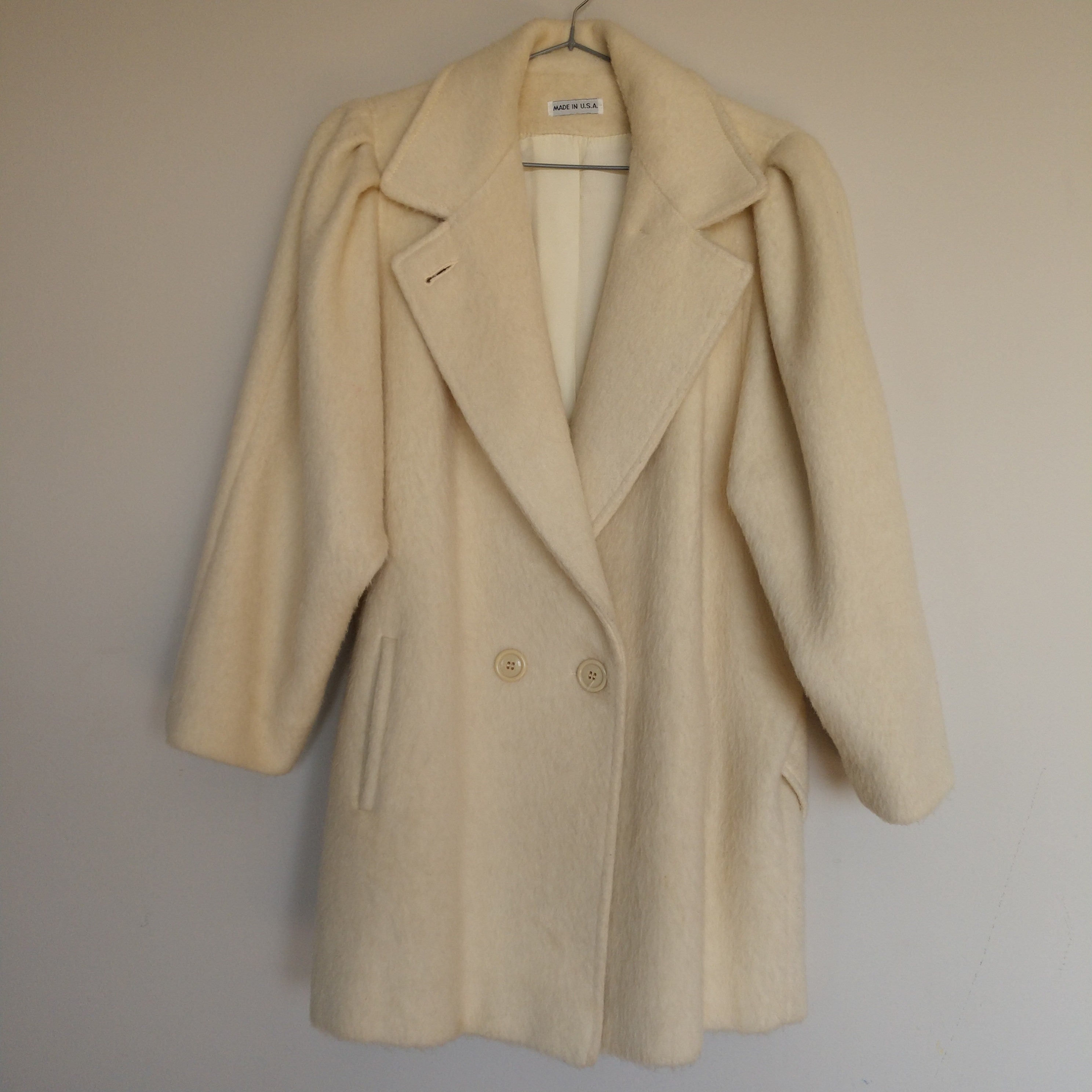 Puff Sleeve Coat - Etsy Canada