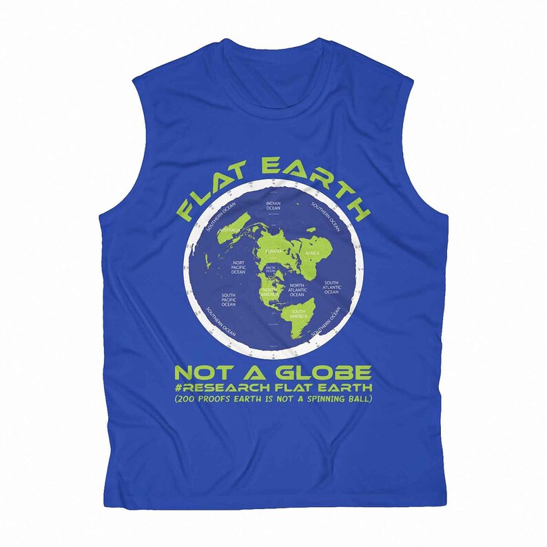 The Earth Is Flat Earth T-Shirt Hoodie Tank Top Gifts image 2