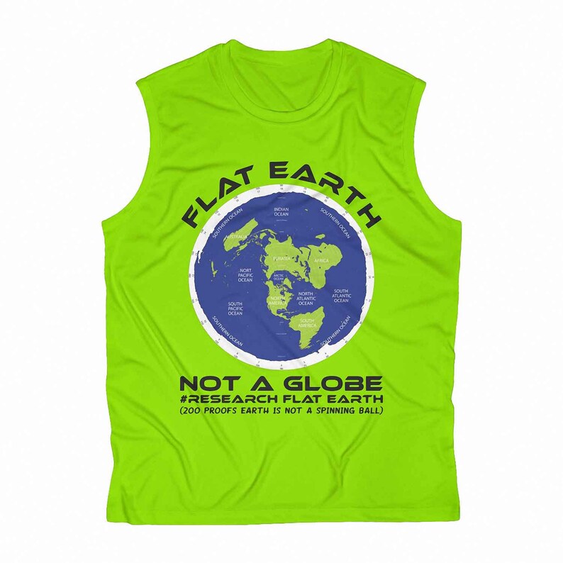 The Earth Is Flat Earth T-Shirt Hoodie Tank Top Gifts image 0