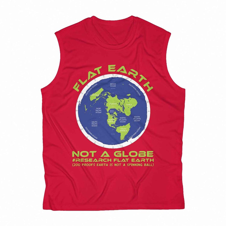 The Earth Is Flat Earth T-Shirt Hoodie Tank Top Gifts image 3