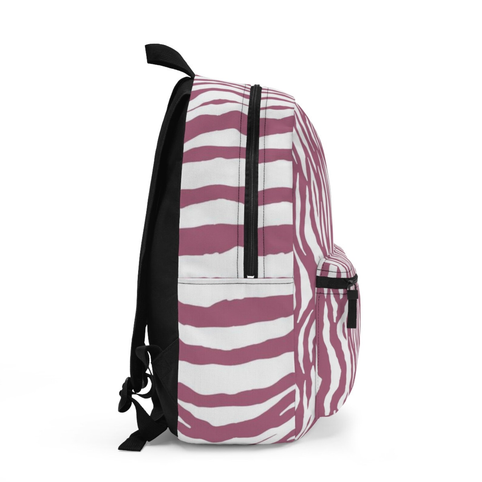 Pink Zebra Backpack Made in USA Back To School Bag Unique Etsy