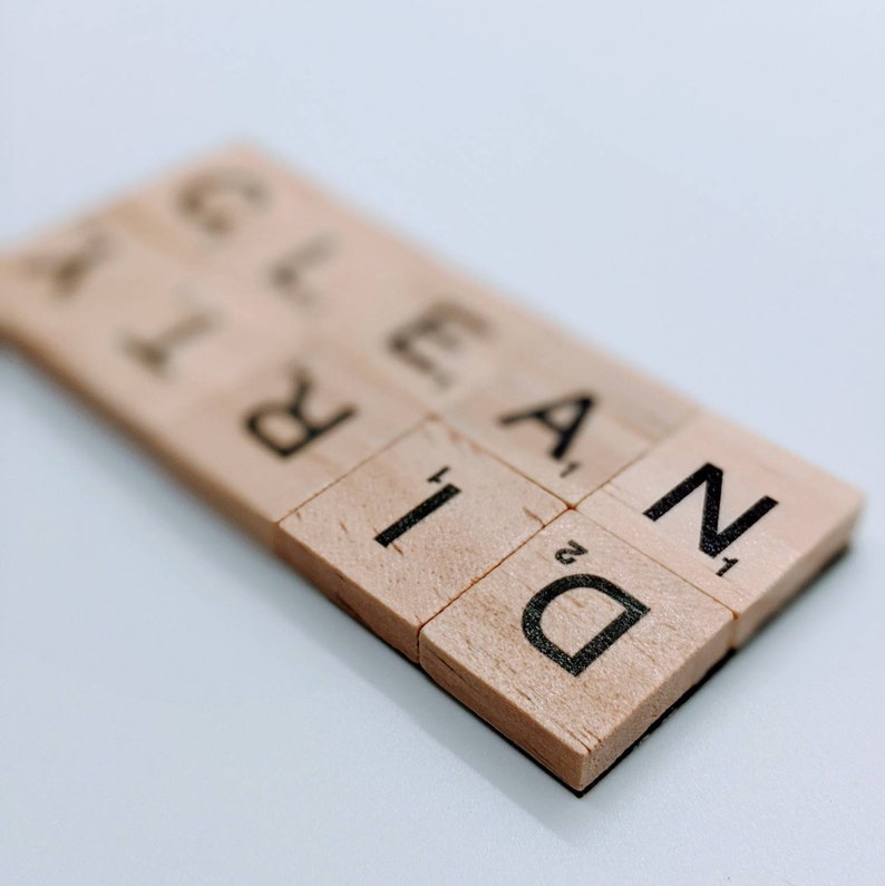 May include: A close-up of wooden letter tiles spelling out the word "BRAND".