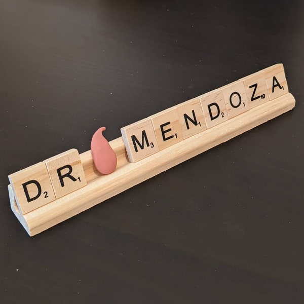 Personalized Gallbladder Doctor Scrabble Tile Name Plates | Gastroenterology Doctor Gift | Custom Gift for Doctor, Gastroenterologist