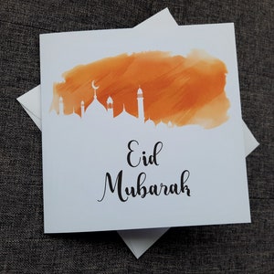 Cartão Eid Mubarak Pacote único de 5 ou 10 cartões Eid Cartão islâmico Celebrações Eid Cartão de ocasião religiosa Feliz Eid