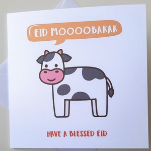 Singolo, confezione da 5 o 10 biglietti Eid Biglietto Eid Mubarak Biglietto d'auguri islamico Biglietto per occasioni religiose per celebrazioni Eid Happy Eid
