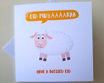 Eid card Eid Mubarak card Islamic Greeting Card Eid Celebrations Religious Occasion Card Happy Eid