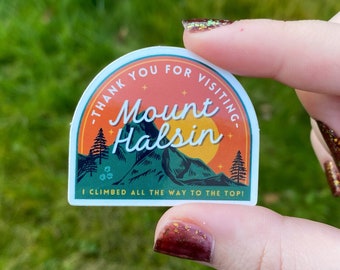 Mount Halsin Sticker