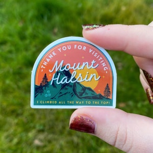 Mount Halsin Sticker