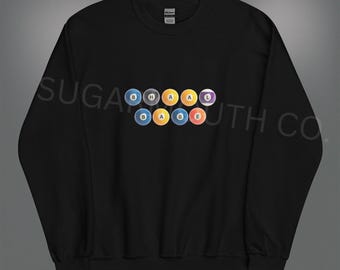8-Bhaal Babe Sweatshirt, Video Game Inspired Graphic Sweater, Gildan Crewneck