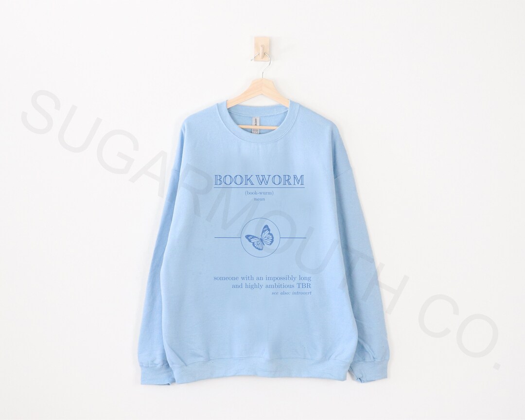 Bookworm Definition Sweater Etsy UK