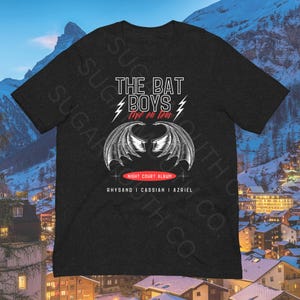 Officially Licensed The Bat Boys Tshirt, Rhysand, Cassian, Azriel, Bella & Canvas