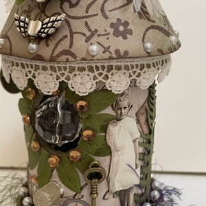 Bird House Mixed Media Assemblage