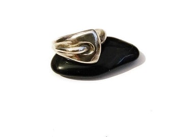 Sterling Silver Handmade Ring - Minimalist Ring - Large Ring - Men's Ring - Women's Ring - Fibula Heavy Ring - Statement Ring
