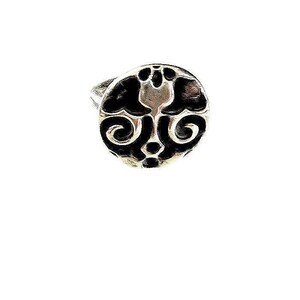 Sterling Silver Ring - Women&#39;s Silver Rings - Statement Ring - Unique Cocktail Rings - Vintage Style Ring - Large Statement Rings