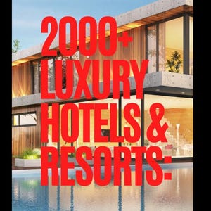2000+ Luxury Hotels and Resorts Reels, Travel Reels, TikTok, Instagram Reels, Youtube Shorts, Luxury Vacation, Faceless Marketing, MRR, PLR