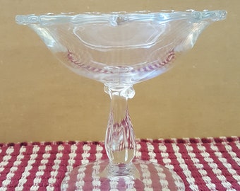 Fostoria "Century" Square Compote - Elegant Glassware