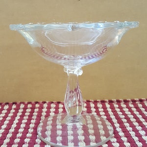 Fostoria century Square Compote Elegant Glassware Etsy