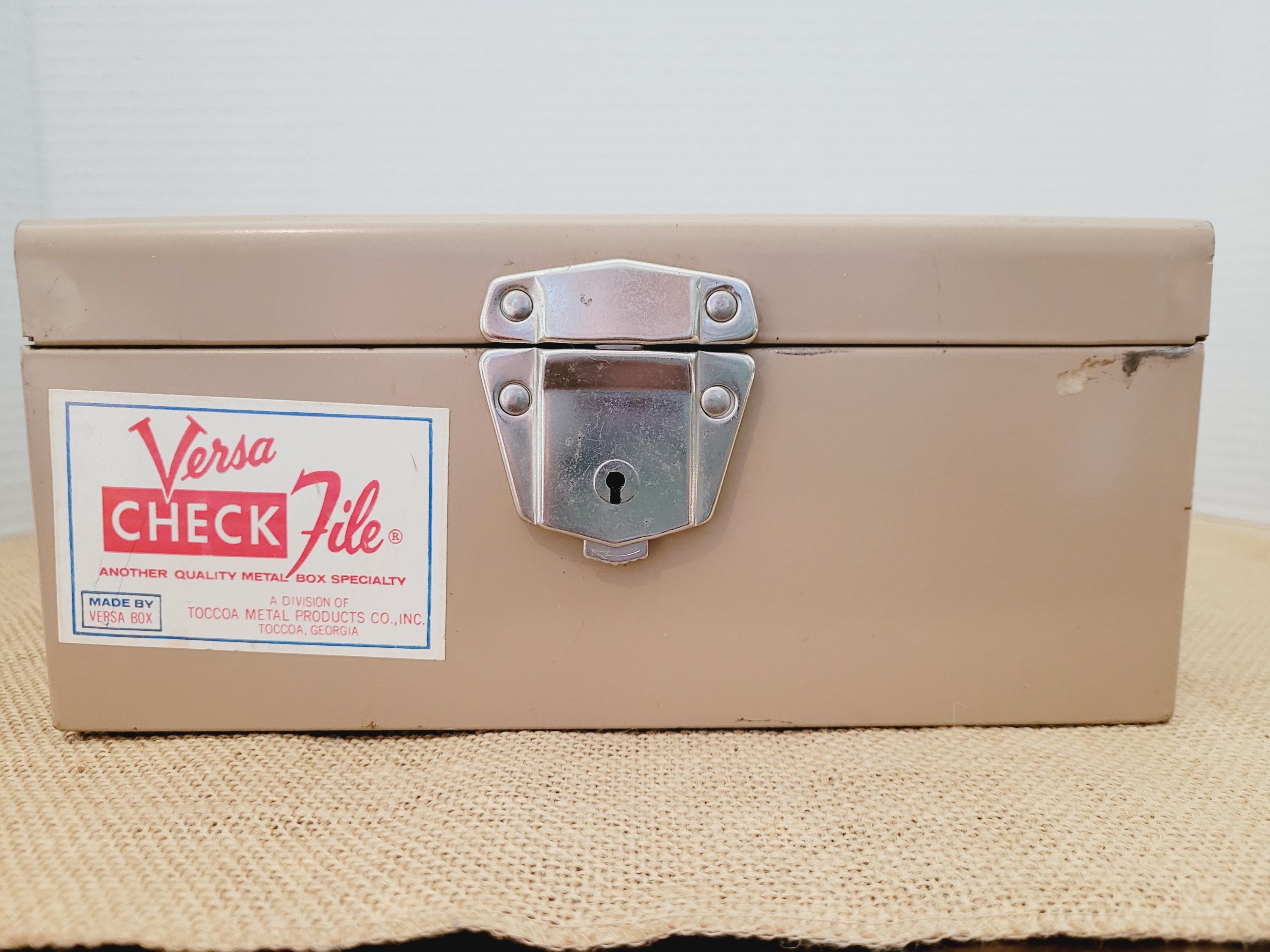Versa Check File Box With Key - Etsy