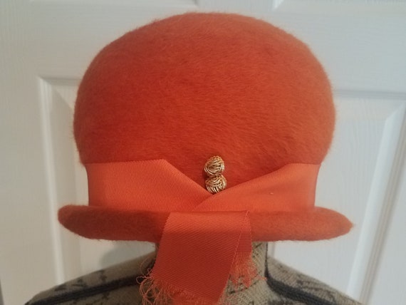 Patricia Original Orange Fur Hat - image 2
